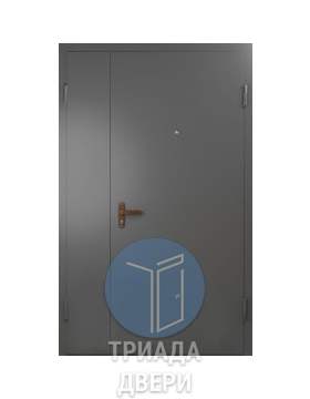 металлическая тамбурная дверь с двусторонним окрасом нитроэмаль