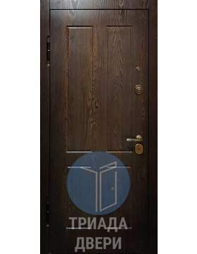 недорогая одностворчатая дверь мдф из стали с тремя петлями для дачи