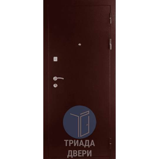 металлическая антивандальная дверь с раздельной ручкой