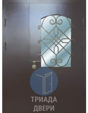 тамбурная металлическая дверь с внешним порошковым окрасом