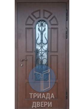 металлическая дверь с зеркалом снаружи