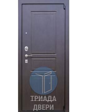дверь мдф из металла в квартиру с терморазрывом и зеркалом в квартиру
