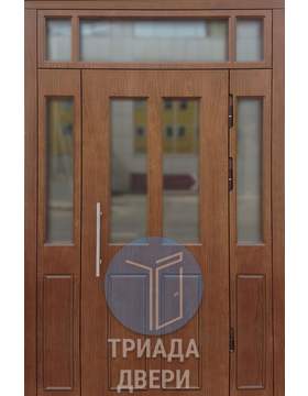 уличная дверь с отделкой мдф