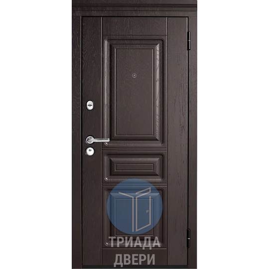 утепленная стальная дверь с панелью винорит