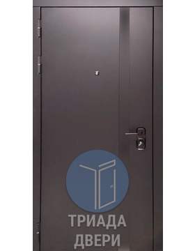 металлическая квартирная дверь с трехконтурным уплотнителем